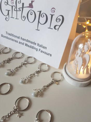 Angel key ring favour - Image 3