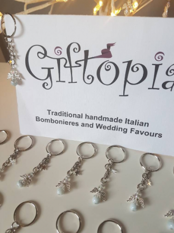Angel key ring favour - Image 4