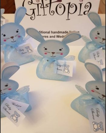 Baby Shower favours, baby shower, first birthday party, party, Christening favours, 1st birthday, favour, bunny, rabbit, bunny favours - Image 3